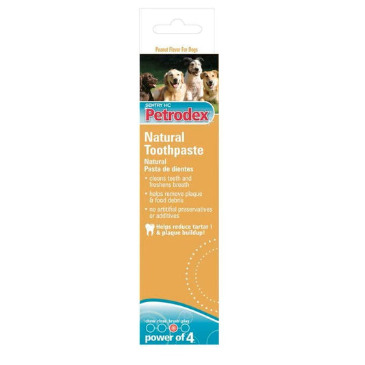 Petrodex Natural Toothpaste Dog Peanut 2.5oz.