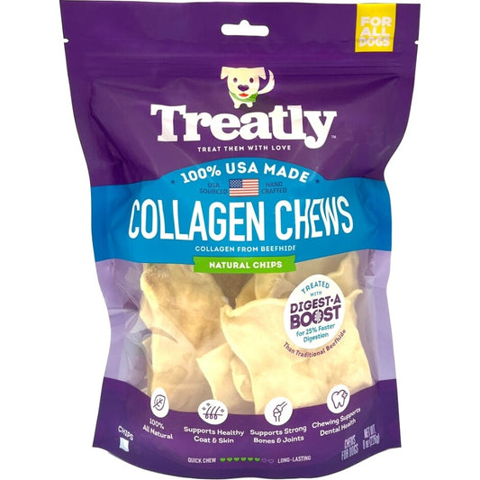 Treatly USA Collagen Chips Natural 8oz.