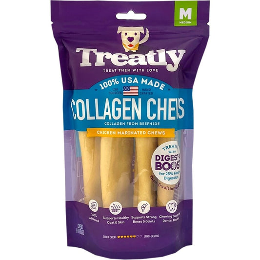 Treatly USA Collagen Wraps Chicken 6in. -4 Pk