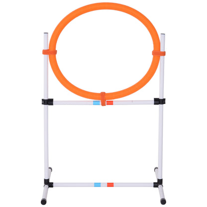 PawHut Dog Agility Training Jump Ring / Hurdle Bar