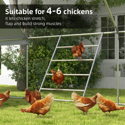 PawHut Chicken Roost for Coop, Jungle Gym Roosting Bar, 55" x 33.75"