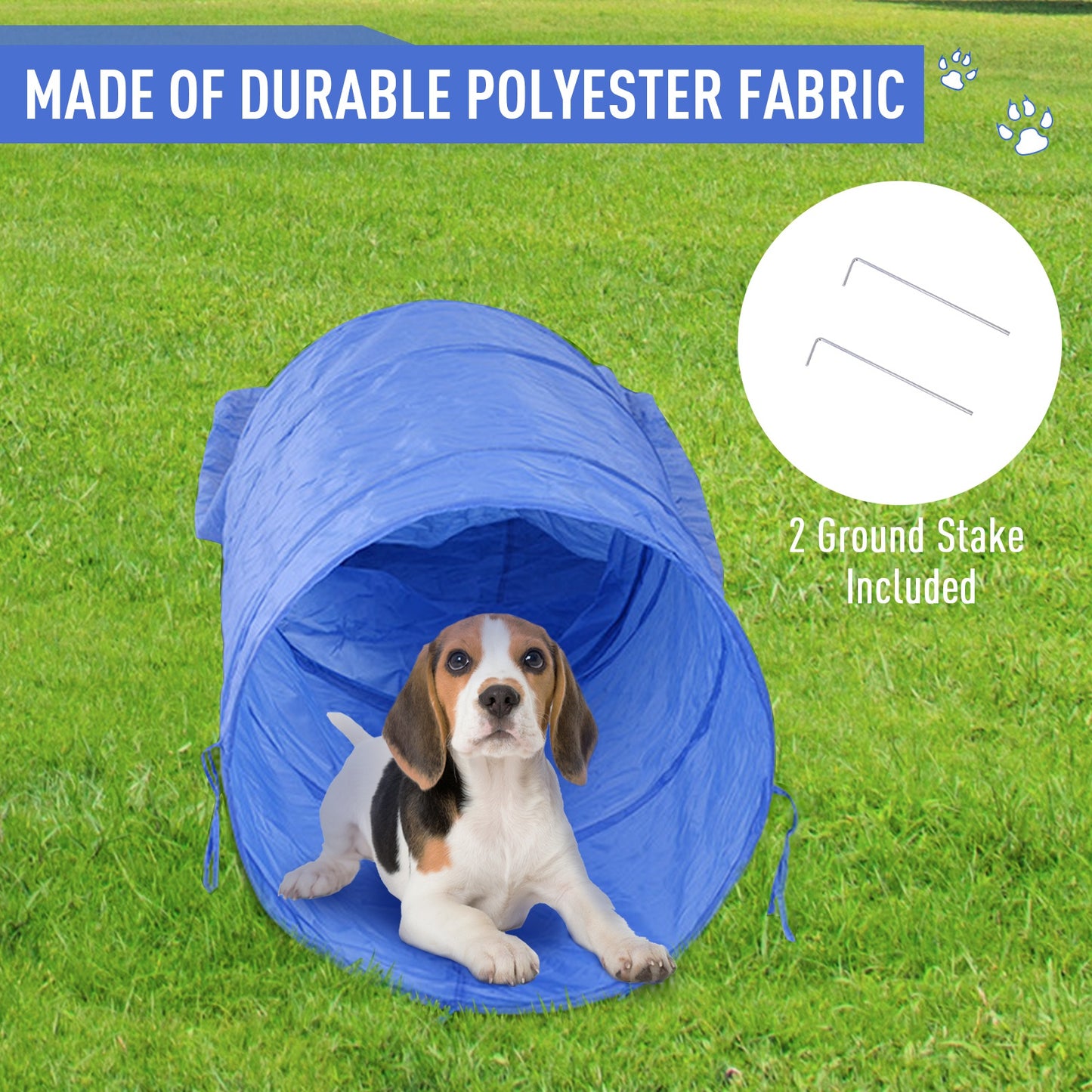 PawHut Outdoor Dog Agility Training Equipment Set