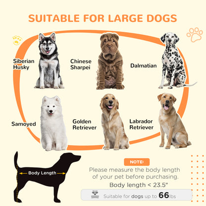 PawHut Dog Crate Furniture for Large Sized Dog, 39" x 23" x 24", Brown