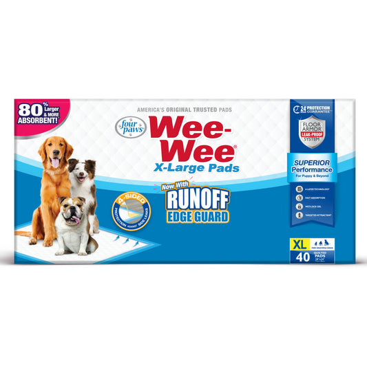 Four Paws Four Paws Wee-Wee Superior Performance X-Large Dog Pee Pads XL 1ea/40 ct