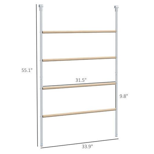 PawHut Chicken Roost for Coop, Jungle Gym Roosting Bar, 55" x 33.75"
